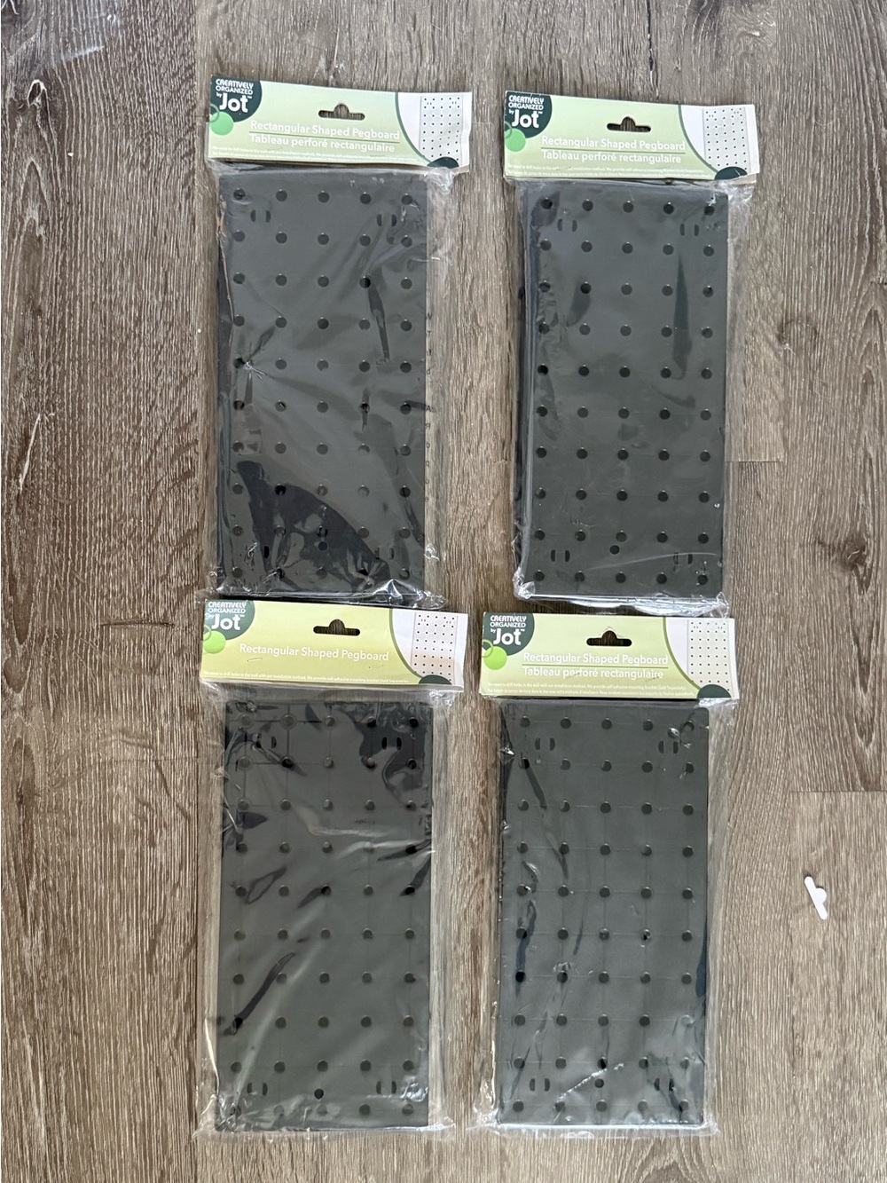Pegboard Panels - Black (4 Pack)